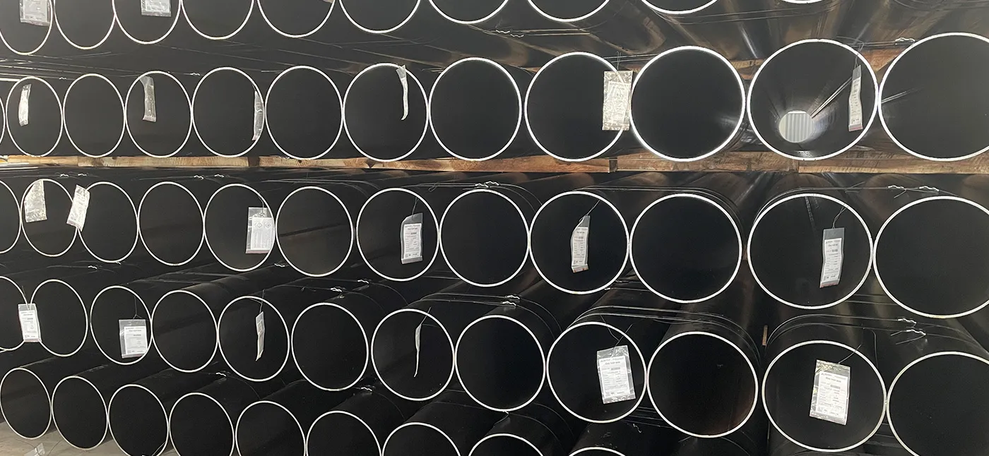 Spiral welded pipes are mainly used